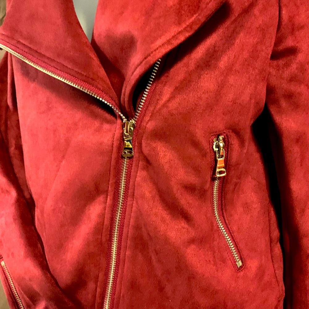 Multi-Zipper Motorcycle Jacket - Picture 4 of 6